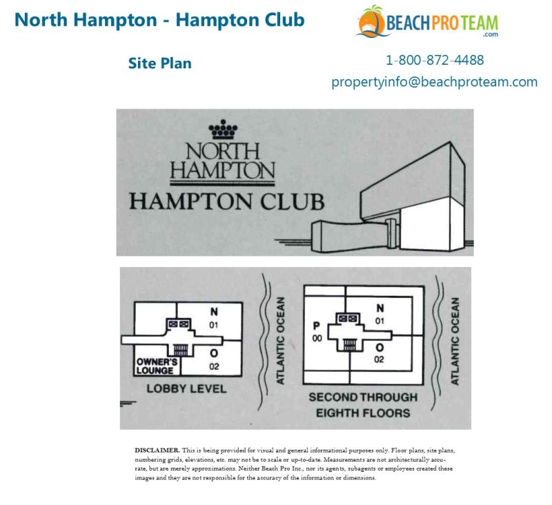 Kingston Plantation - North Hampton Hampton Club Site Plan